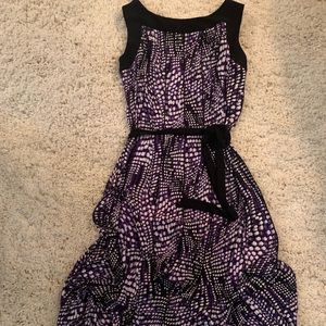 Perceptions Multi Black Print Dress